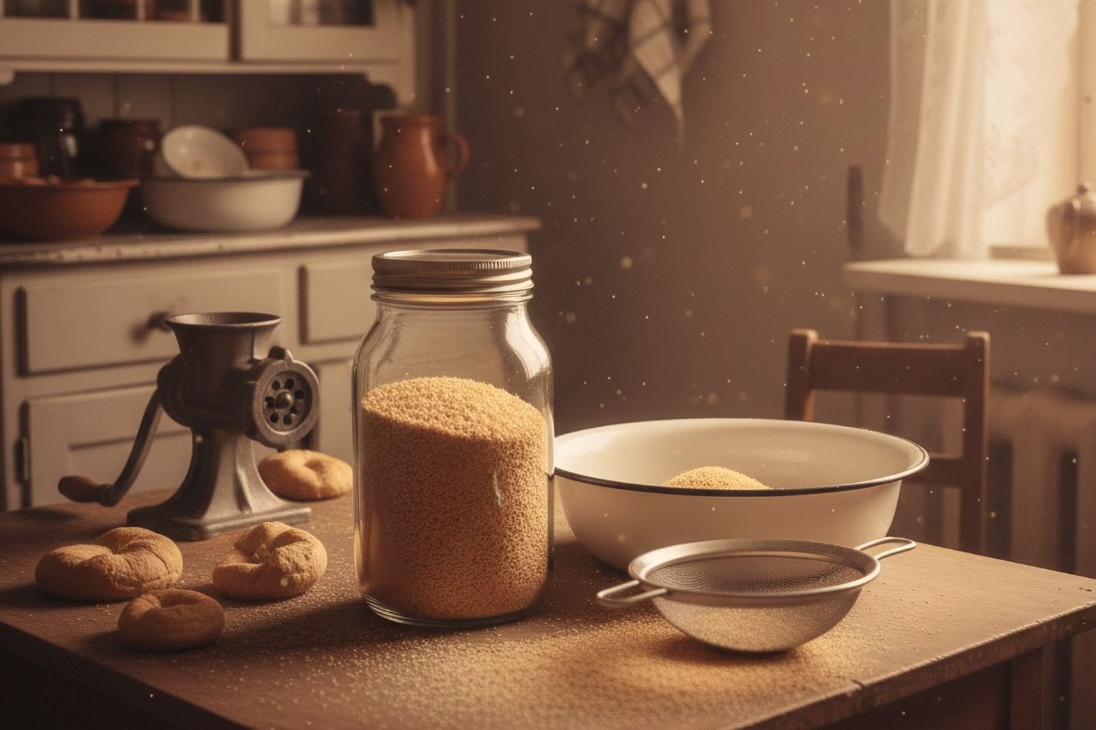 zsemlemorzsa házilag nagyi konyhaasztalán